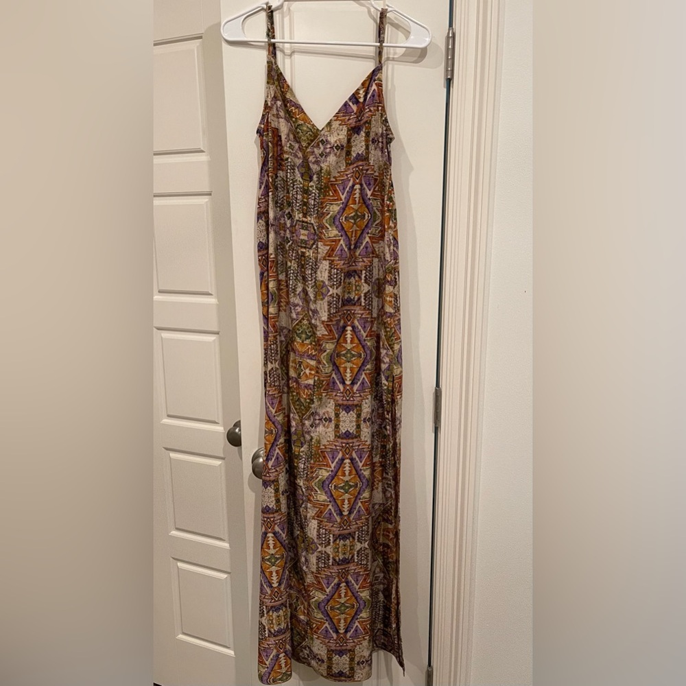 Satin maxi dress